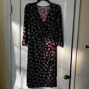 Faux wrap dress, size S
